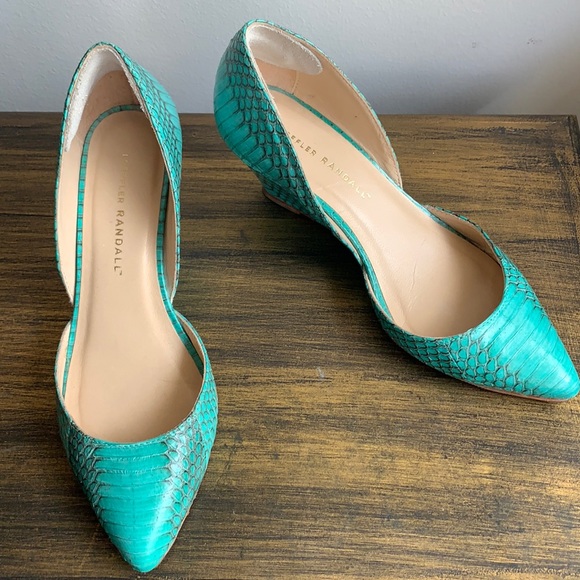 Loeffler Randall Shoes - Loeffler Randall Wedge Pumps Size 6.5 🧜‍♀️ 🐚
